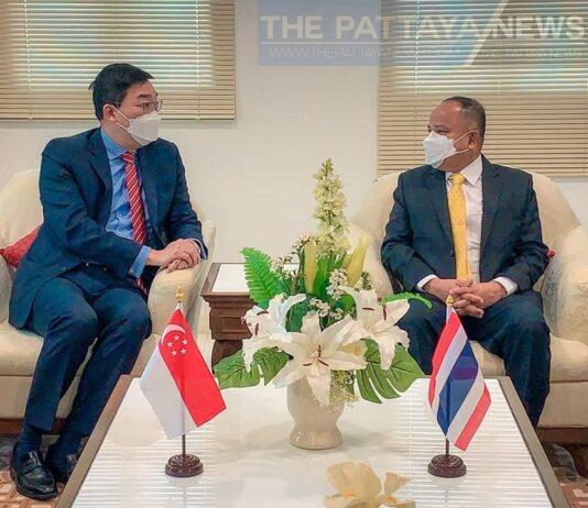 Phuket governor welcomes Singapore ambassador to discuss cruise tourism from Singapore to Phuket