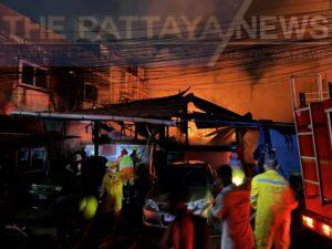 Fire destroys house in Patong and alarms local residents