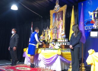 “Banchong” awarded best fighter trophy in Thailand Open International Boxing Tournament