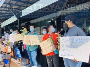Phuket hotel workers gather to support hotel owner after hotel gets shut down for 15 days for violating legal closing times