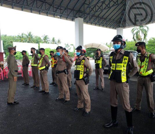 A new police Smart Safety Zone launched near the Phuket Checkpoint in Tha Chatchai