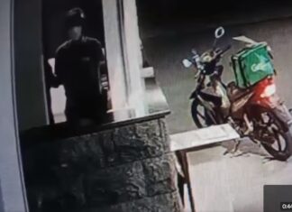 Food delivery rider allegedly steals bag with cash from a security guard in Thalang, second recent incident – VIDEO