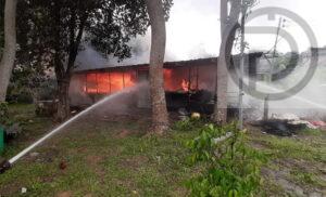 Fire destroys house in Rassada, Phuket
