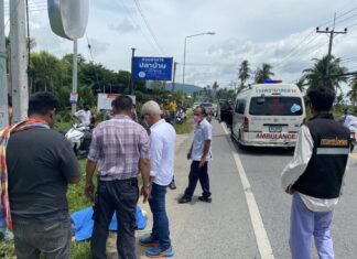 Rescue worker dies after motorbike crash in Thalang