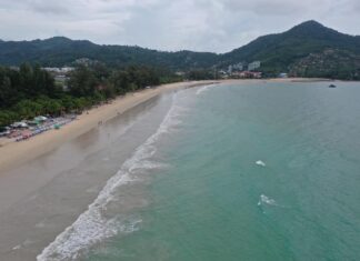 UPDATE: Drone used to search for shark at Kamala Beach in Phuket, but no luck