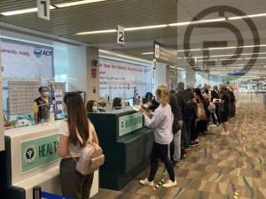 Foreign passengers significantly increase at Phuket International Airport on first day after Test and Go is dropped