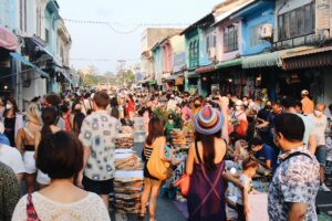 Walking Street Sunday market in Old Phuket Town generates at least two million baht per week, say area officials