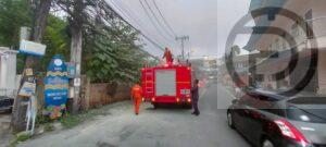Electric cable fire in Patong alarms residents