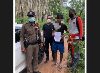 UPDATE: Man who allegedly abducted girl selling flowers in Rawai arrested in Nakhon Si Thammarat