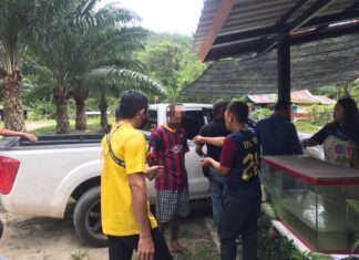 AGGIORNAMENTO: Sospetto in combattimento armato vicino al parco pubblico Saphan Hin a Phuket arrestato a Satun