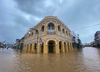 Phuket Old Town suffered the worst flooding in fifty years this past weekend, say local residents