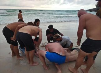 Foreign tourist rescued from drowning at Kata Beach