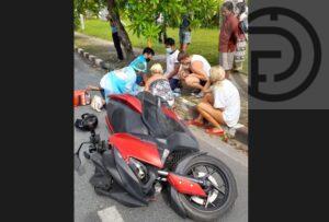 Slovakian tourist seriously injured after crashing his motorbike into a tree in Kathu