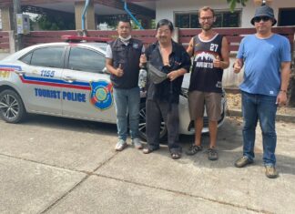 Missing Bag with Passport Returned to American Tourist in Phuket