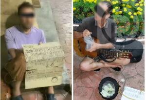 Two Russians Arrested for Begging in Surat Thani