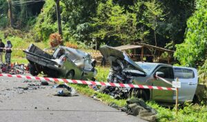 At Least Five People Dead, Five Seriously Injured after Pickup Trucks Collide in Krabi