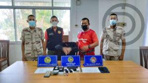Three People Arrested with a Gun and Drugs in Phuket