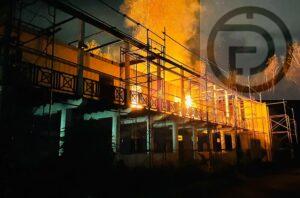 Fire Destroys 60-Year-Old Building at a School in Thalang