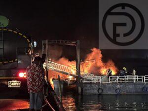 Fire Destroys Diving Tour Boat in Phang Nga