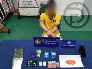 Man Arrested with 966 Methamphetamine Pills in Thalang