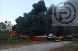 Fire Damages Shooting Range in Thalang