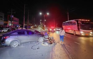 Two Kids and an Adult Injured after Sedan Crash in Phuket