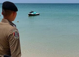 Jet-Ski Operator on Beach in Phuket Found Without License