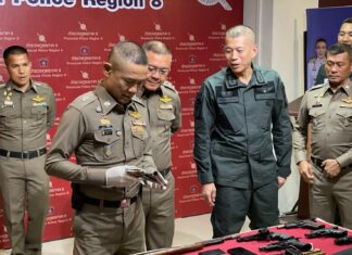 Più di 200,000 pillole di metanfetamina e 96 pistole sequestrate nella repressione criminale della regione 8