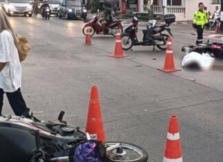 Teenager Dies and Another Person Seriously Injured After Motorbike Crash at Thalang Intersection