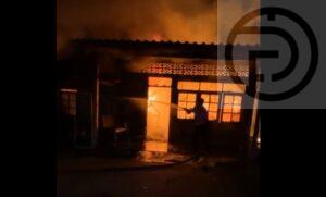 Fire Destroys Home in Thalang