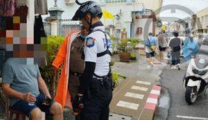 75-Year-Old French Man Helped After Losing Control of His Motorbike in Phuket Old Town