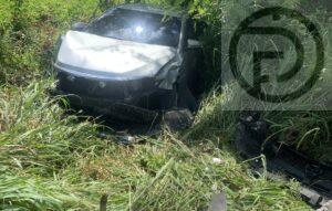 Rider and Driver Injured After Taxi Collides with Truck and Motorbike in Thalang