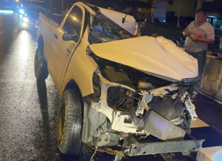 Phuket Driver Claims Religious Amulet Saved His Life in Truck Accident