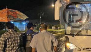 Rider Dies after Motorbike Collides with Bus in Thalang