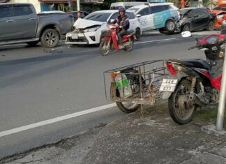 One Person Injured, Six Vehicles Damaged in Koh Kaew Car Crash – VIDEO