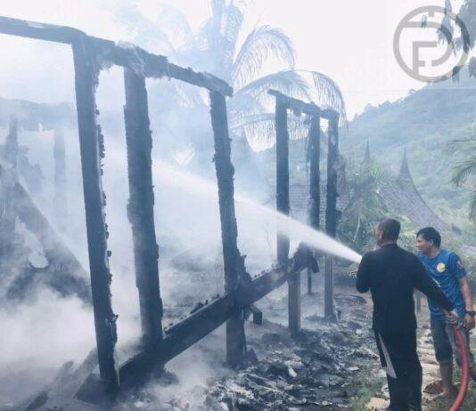 Fire Destroys House on Phuket Hill