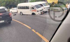 Minivan Mishap Causes Traffic Headaches on Patong Hill