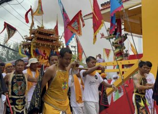 Phuket Vegetarian Street Processions Begin