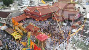 Phuket Vegetarian Festival Officially Begins after Go Teng Pole Raised