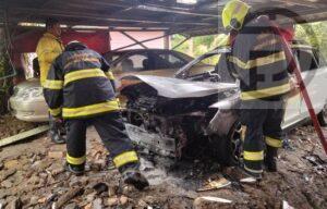 Fire Damages Two Cars in Chalong