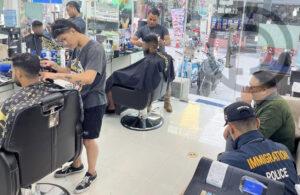 Thai Immigration Investigates Illegal Foreigner Allegedly Working at Barber Shop in Patong