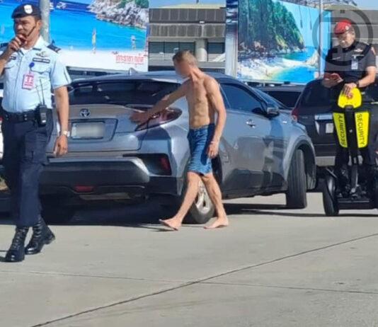 Russian Man Causing a Public Nuisance Briefly Detained at Phuket International Airport