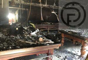 Fire Damages Snooker Club in Kathu