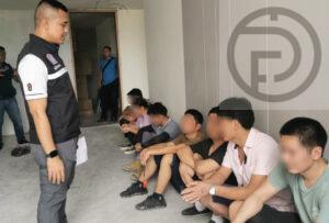 Twenty-eight Chinese Nationals with Tourist Visas Arrested for Illegally Working at Thalang Construction Site