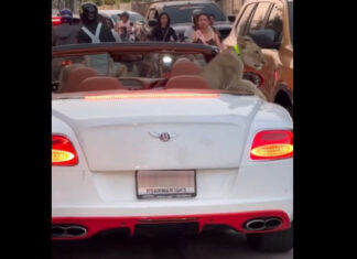 MISE À JOUR : La Bentley utilisée pour conduire autour de Pattaya avec un Lionceau est enregistrée à Phuket