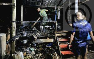 Fire Damages Local Home in Thalang
