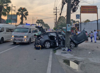 Young Man Dead in Three Vehicle Accident in Thalang, Phuket