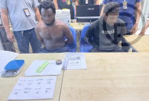 Two Overstaying Nigerians  and a Thai Woman Arrested in Phuket Romance Scam, Cocaine Also Found
