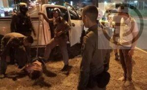 Intoxicated Driver Caught after Driving on Central Reservation and Crashing Into Vehicles in Thalang