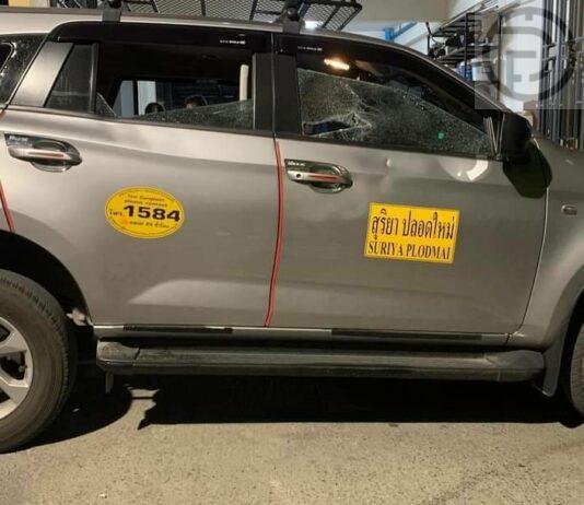 Egyptian Man Attacks Taxi Driver and Damages His Taxi in Phuket